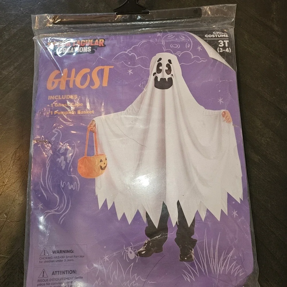 New Spooktacular Creations child's size 3T Ghost Costume‎